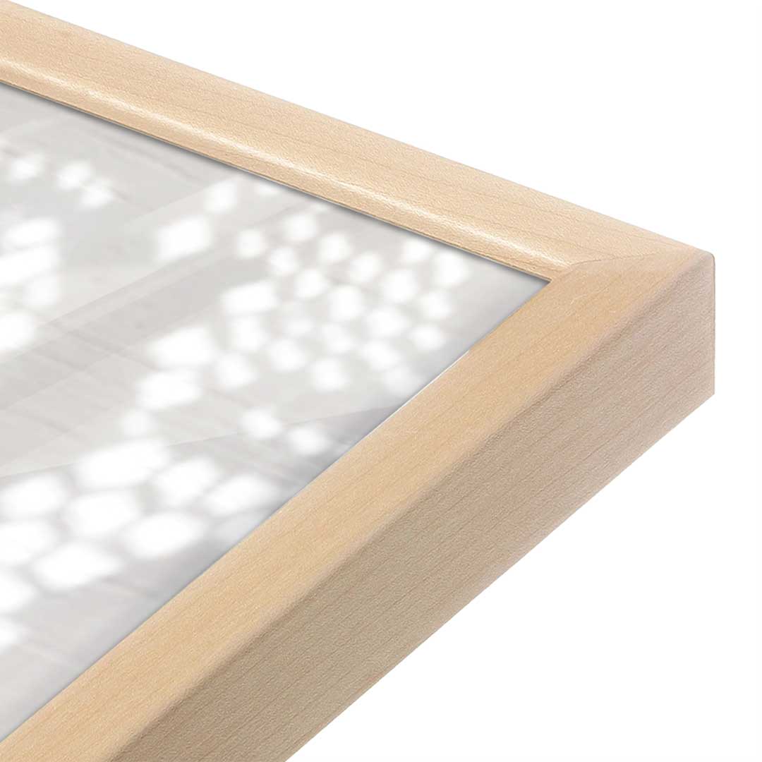 [Color:Raw Maple], Picture of art in a Raw Maple frame at an angle