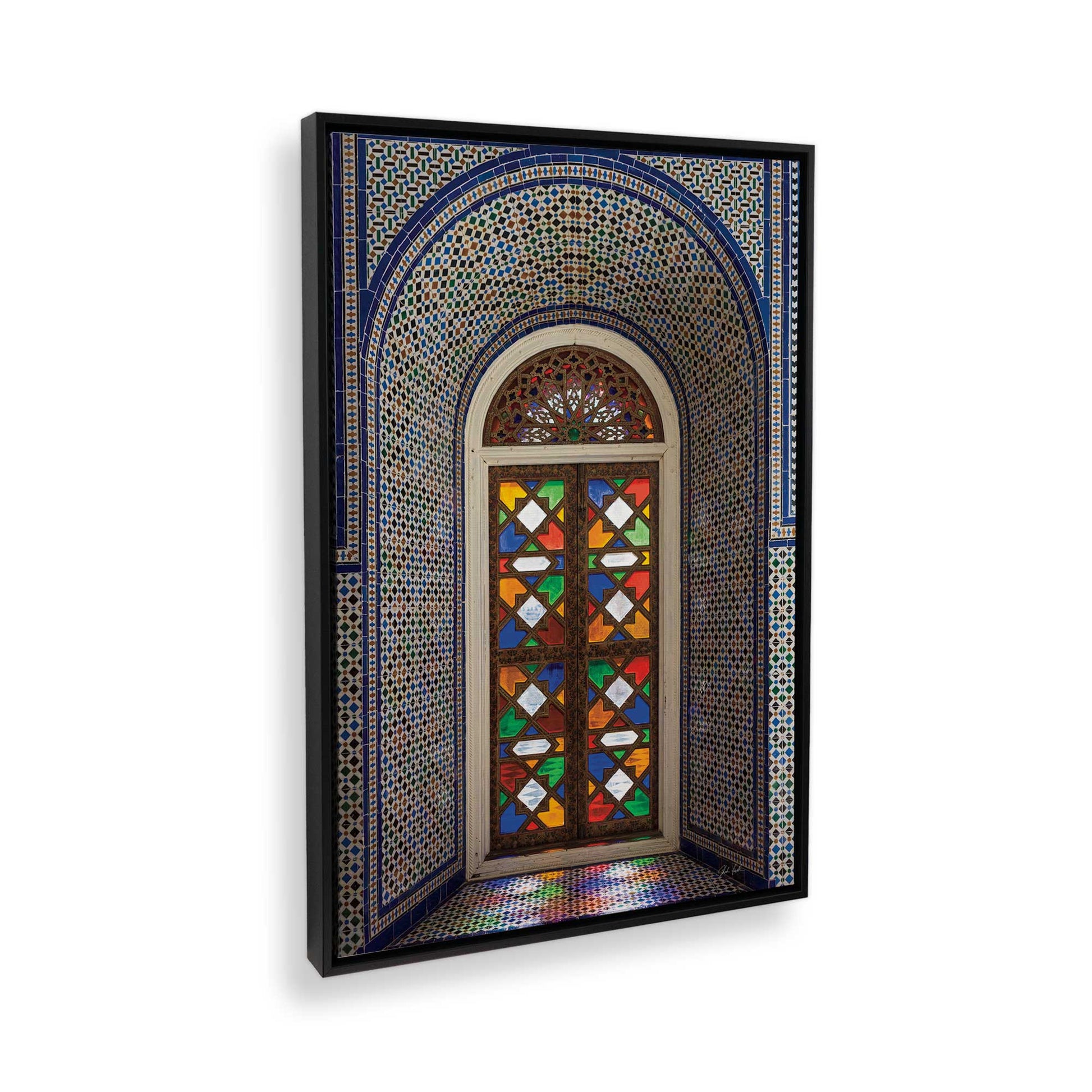 [Color:Satin Black], Picture of the corner of the art