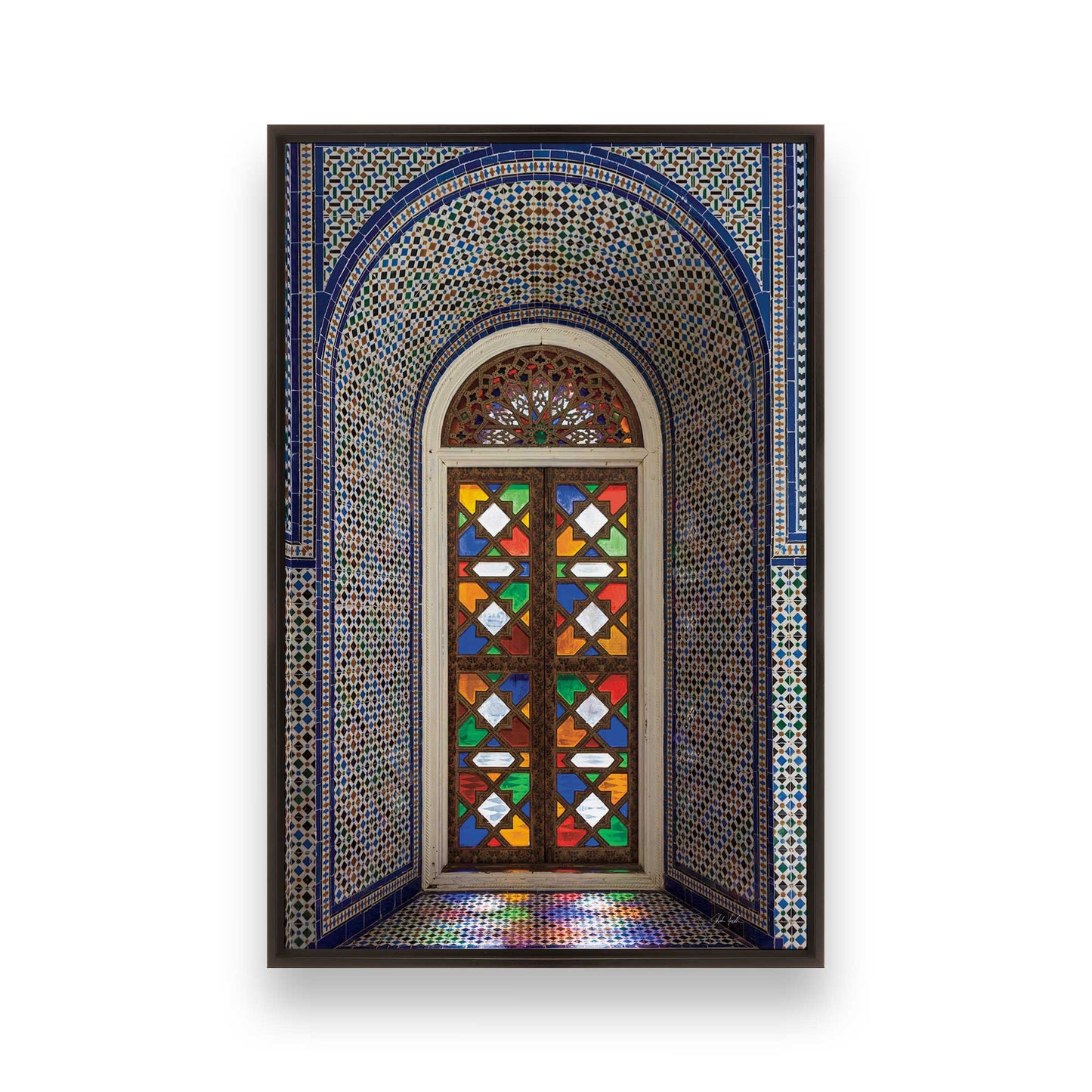 [Color:Espresso], Picture of art in a Espresso frame