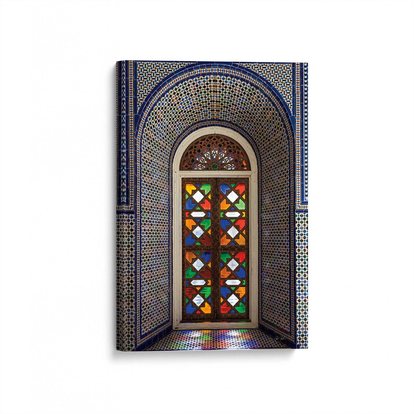 [Color:Stretched Canvas], Picture of art at an angle