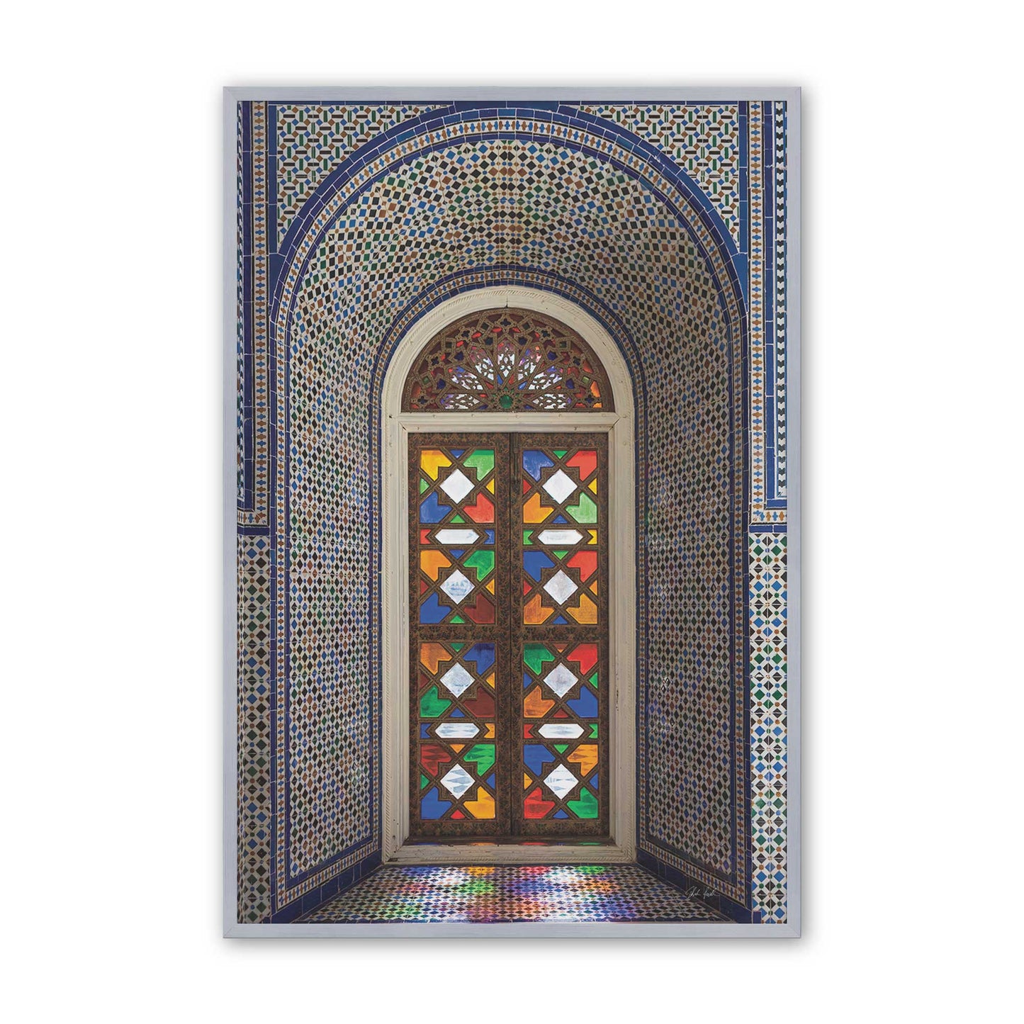 [Color:Polished Chrome], Picture of art in a Polished Chrome frame