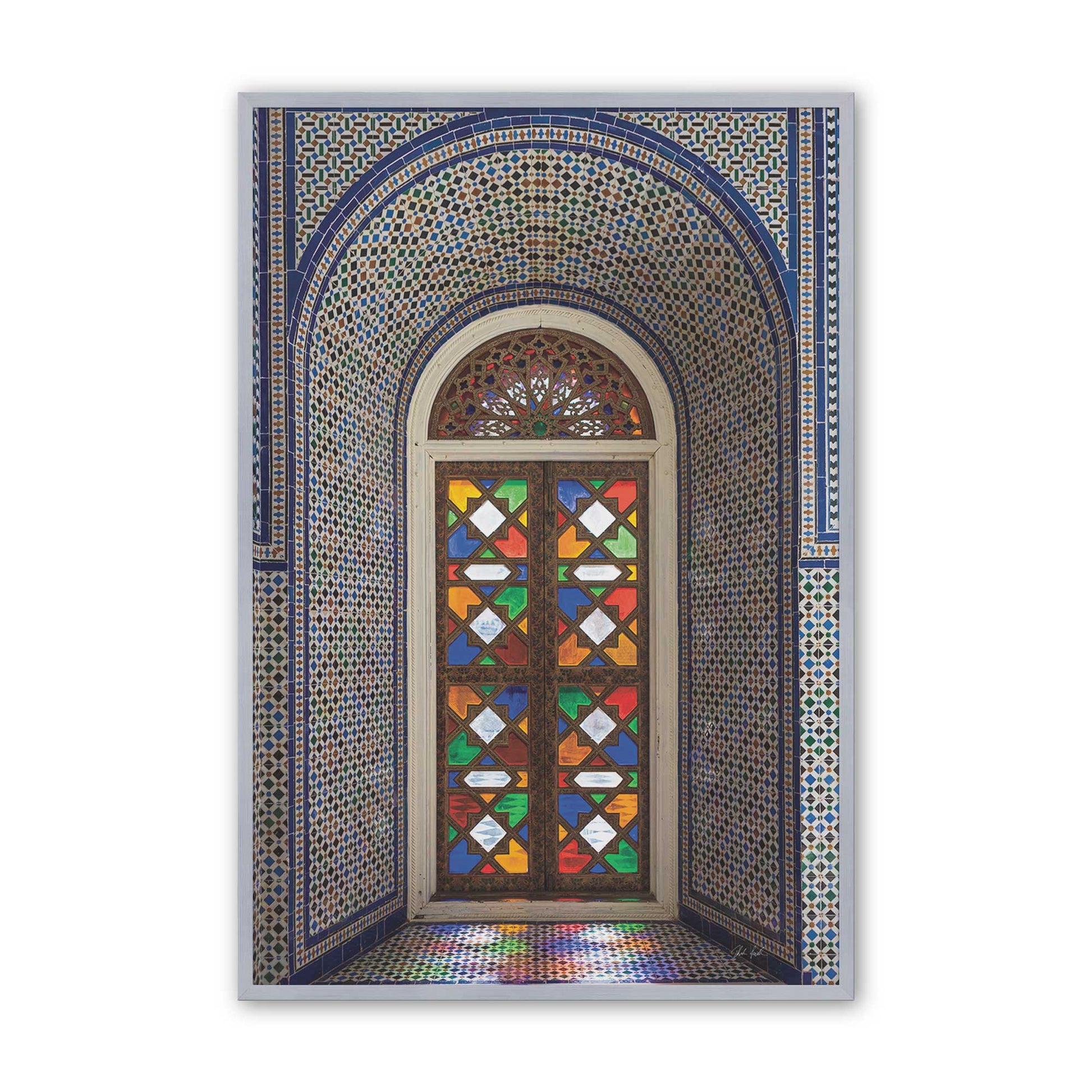 [Color:Polished Chrome], Picture of art in a Polished Chrome frame