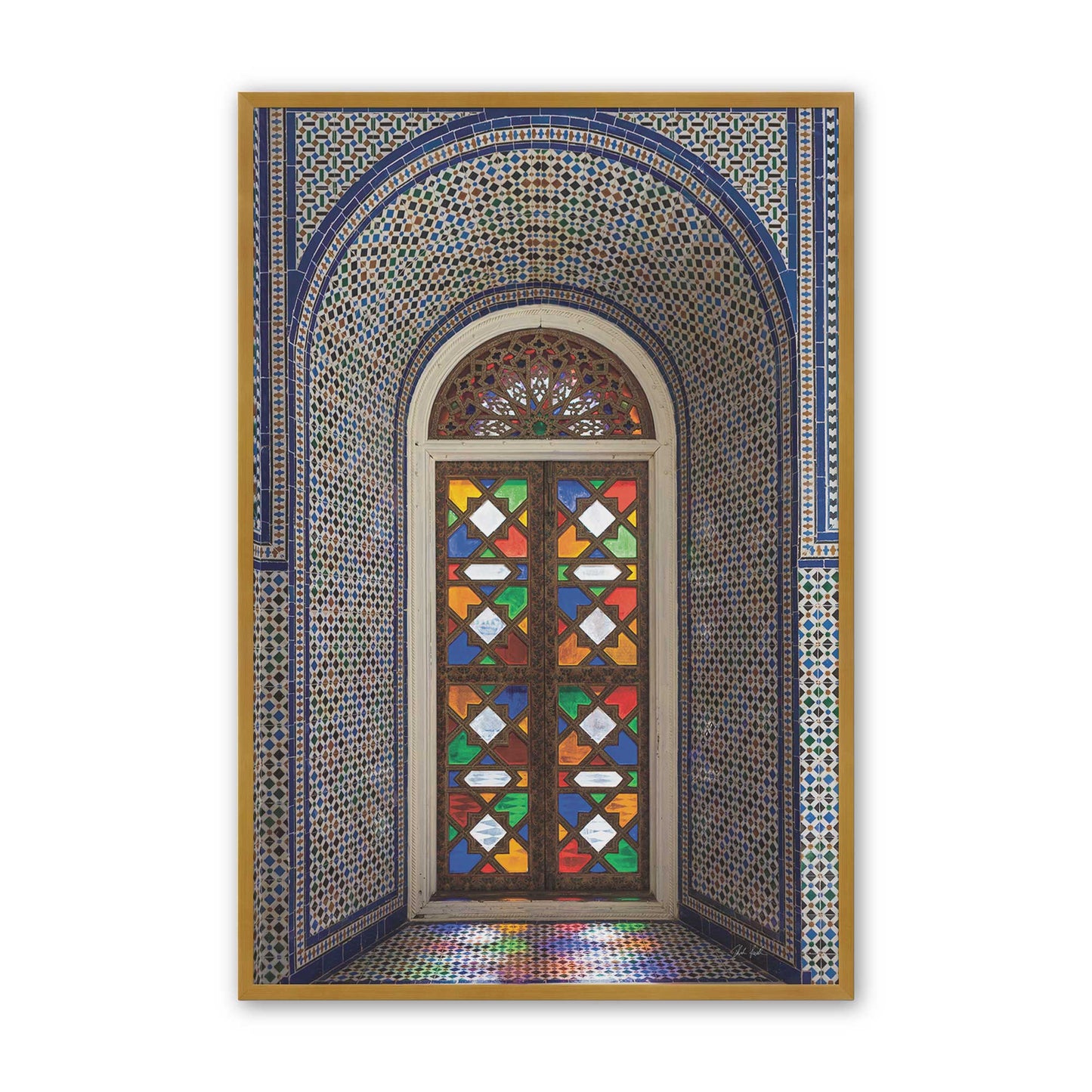 [Color:Polished Gold], Picture of art in a Polished Gold frame