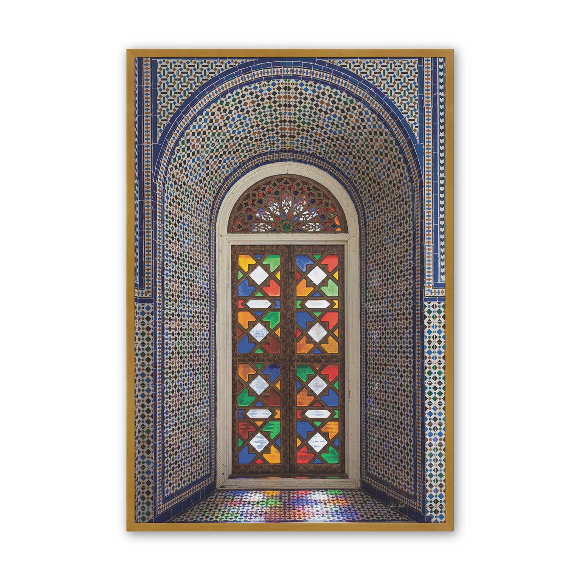 [Color:Polished Gold], Picture of art in a Polished Gold frame