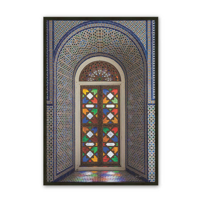 [Color:Satin Black], Picture of art in a Satin Black frame