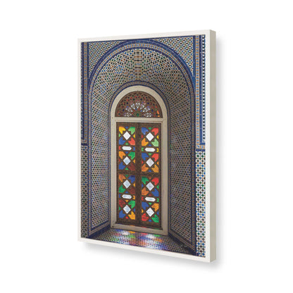 [Color:Opaque White], Picture of art in a Opaque White frame of the corner