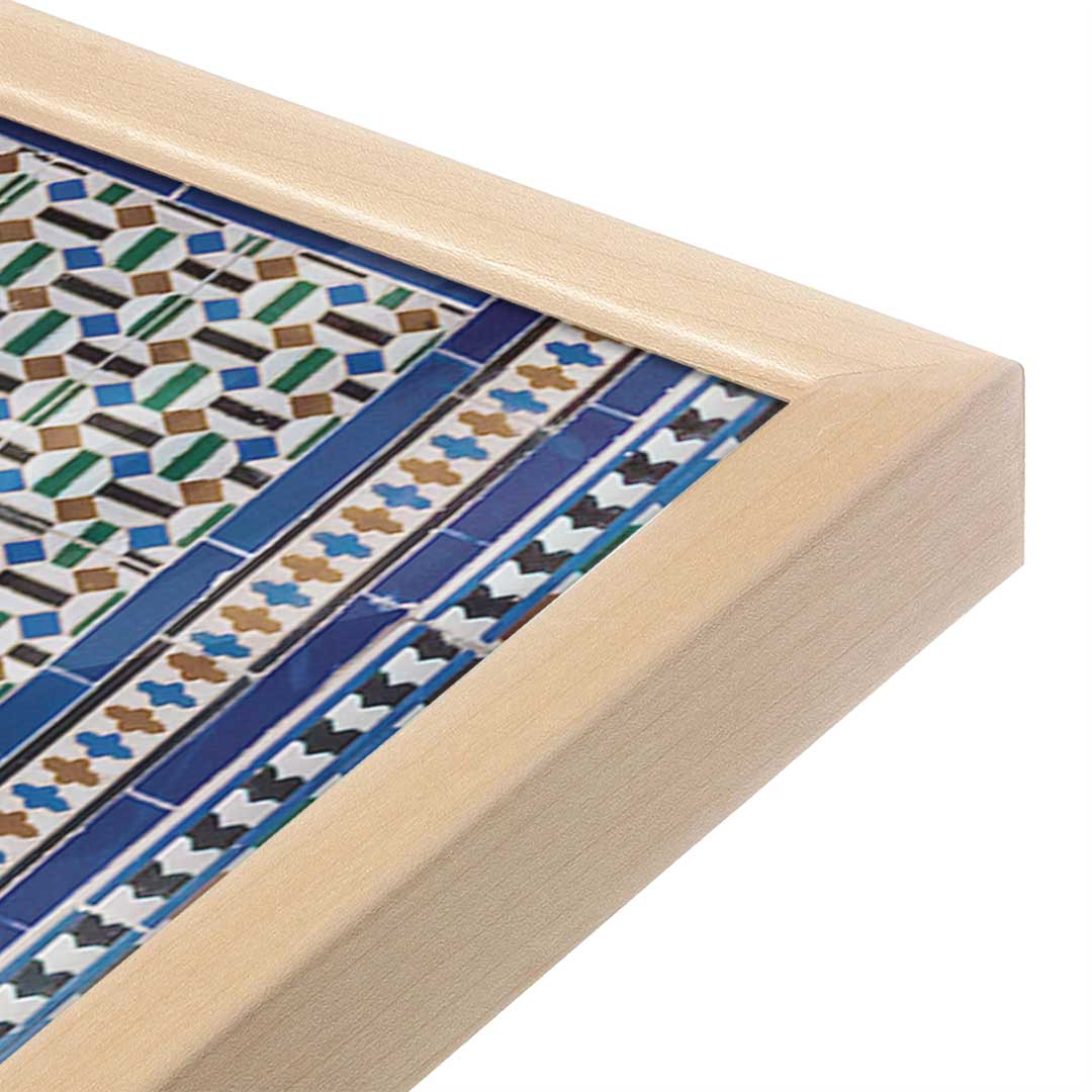 [Color:Raw Maple], Picture of art in a Raw Maple frame at an angle