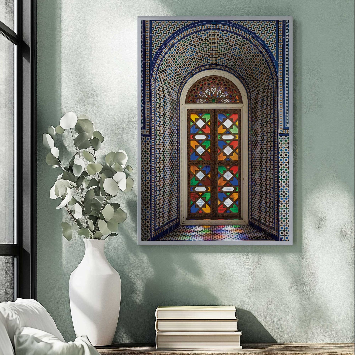[SPECIAL],[LIFESTYLE], Picture of art hanging in a room