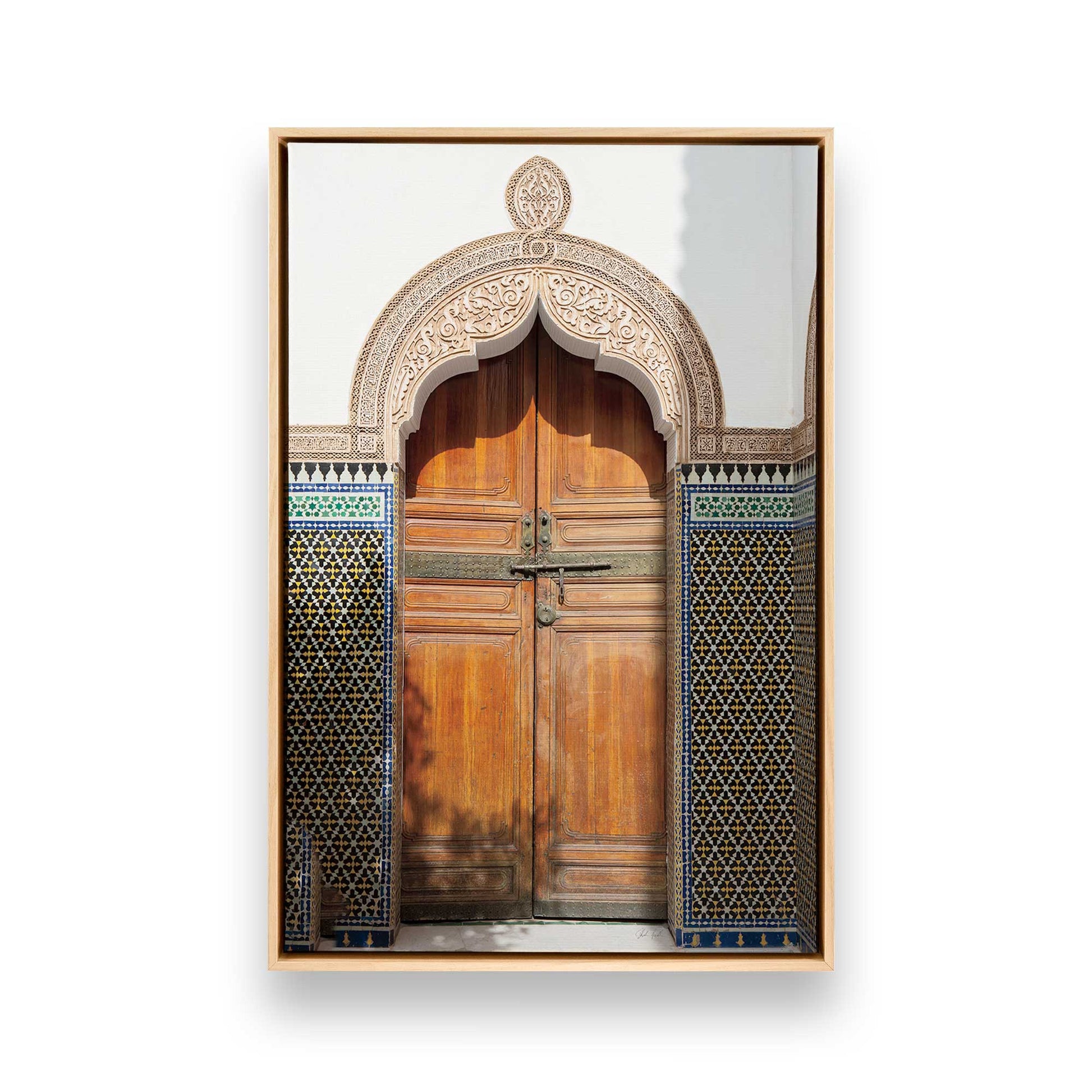 [Color:American Maple], Picture of art in a American Maple frame