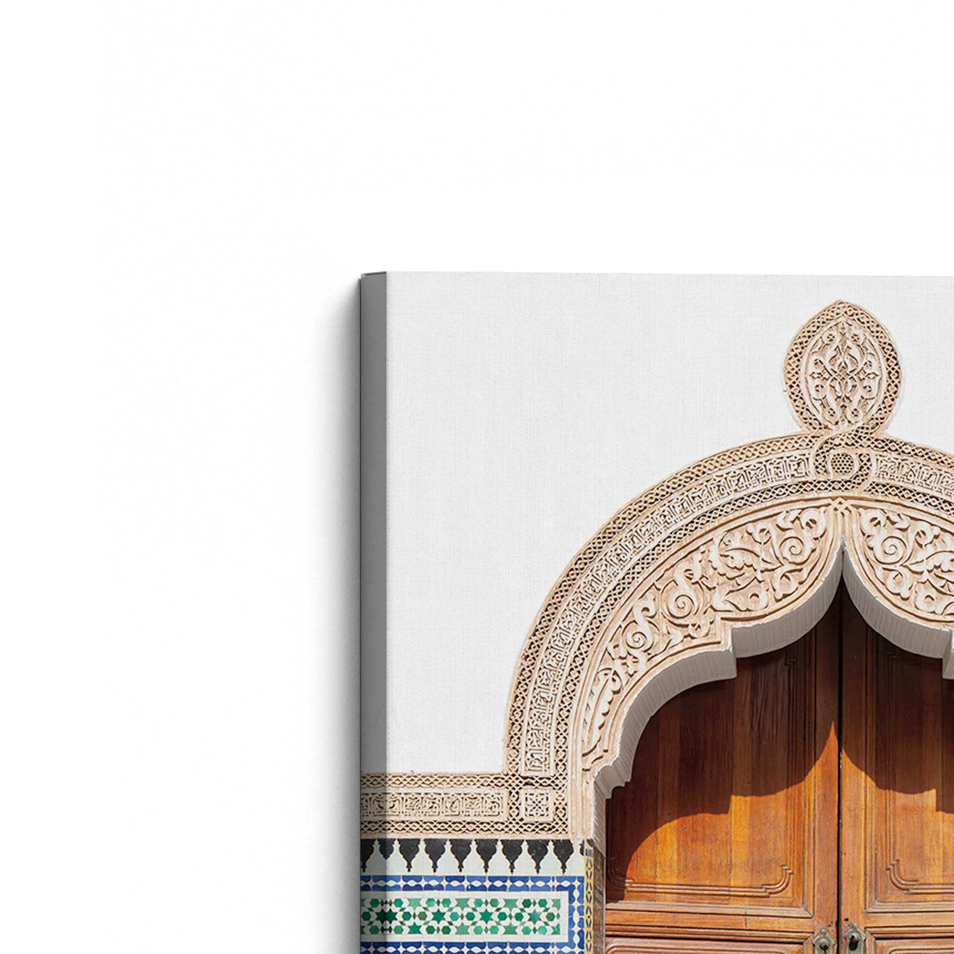 [Color:Stretched Canvas], Picture of the corner of the art