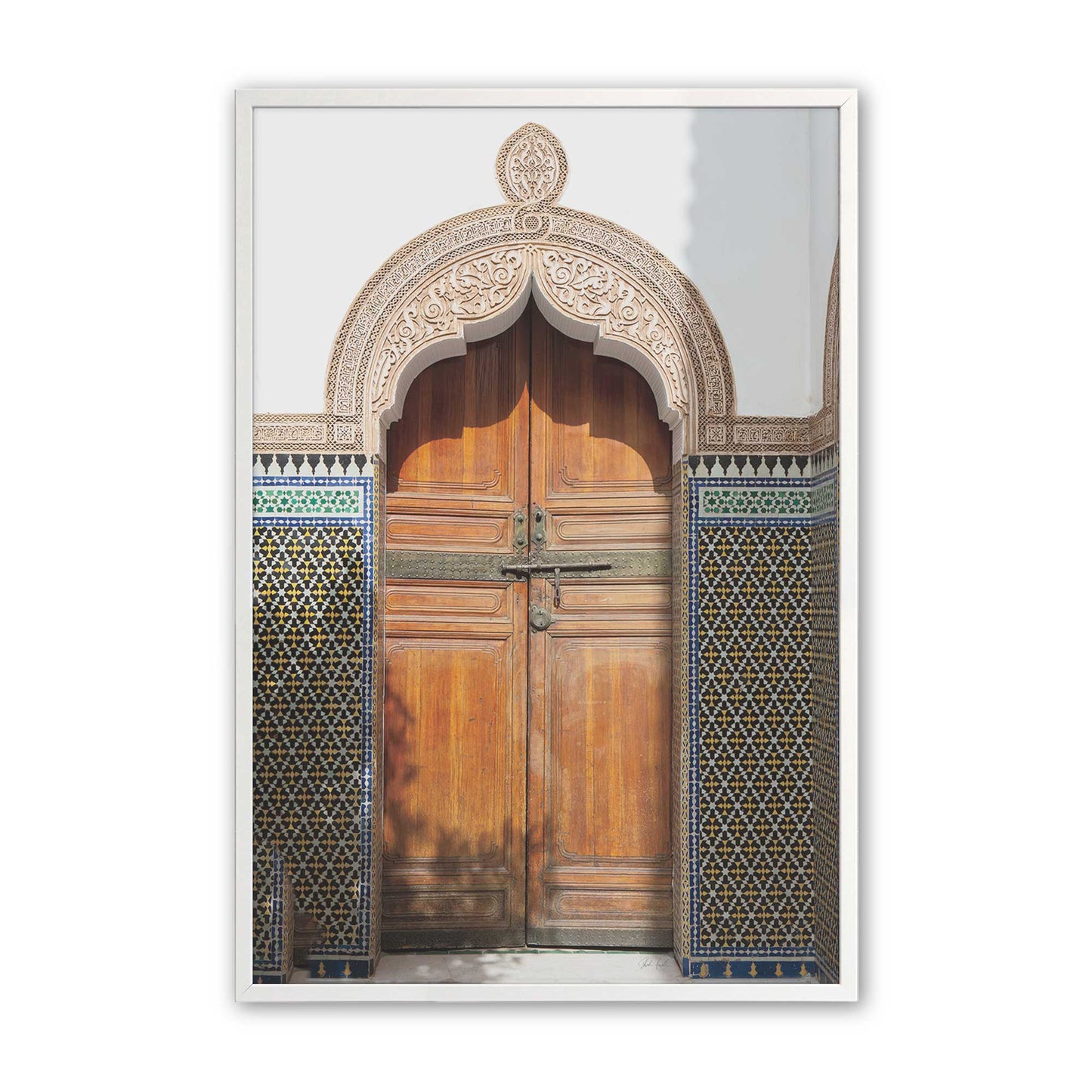 [Color:Opaque White], Picture of art in a Opaque White frame