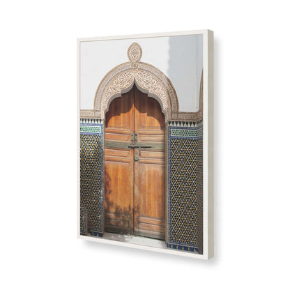 [Color:Opaque White], Picture of art in a Opaque White frame of the corner