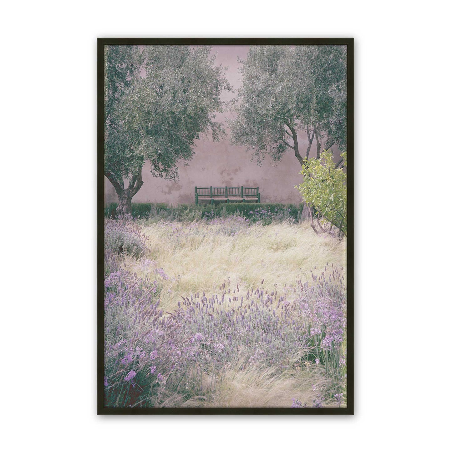 [Color:Satin Black], Picture of art in a Satin Black frame