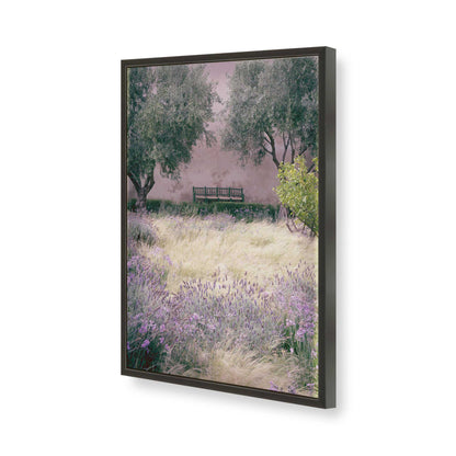 [Color:Satin Black], Picture of art in a Satin Black frame of the corner
