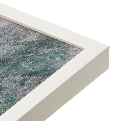 [Color:Opaque White], Picture of art in a Opaque White frame at an angle