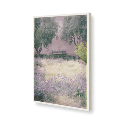 [Color:Opaque White], Picture of art in a Opaque White frame of the corner