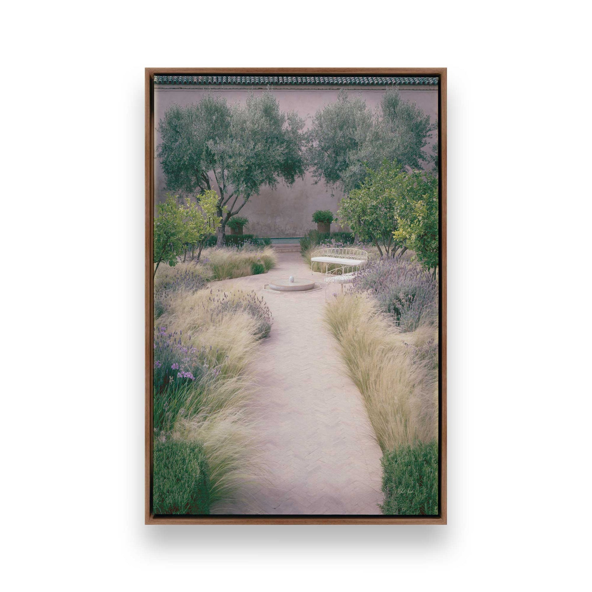 [Color:Walnut], Picture of art in a Walnut frame