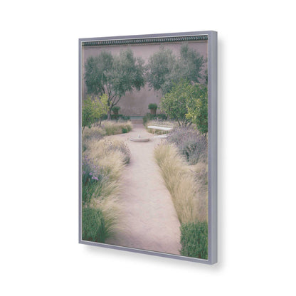 [Color:Polished Chrome], Picture of art in a Polished Chrome frame of the corner