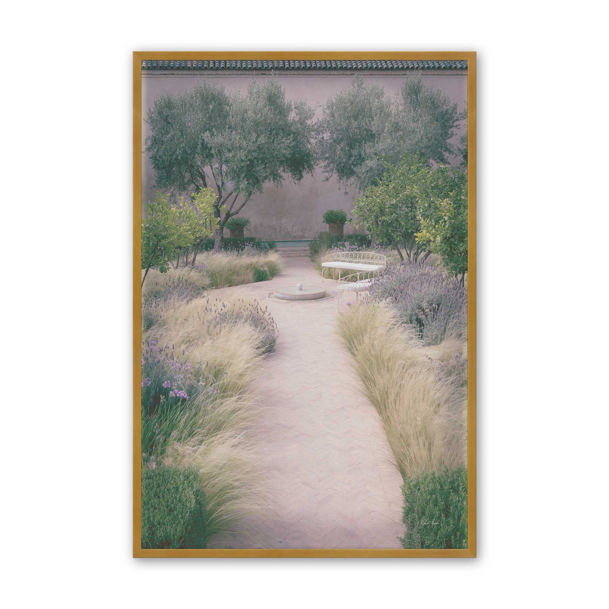 [Color:Polished Gold], Picture of art in a Polished Gold frame
