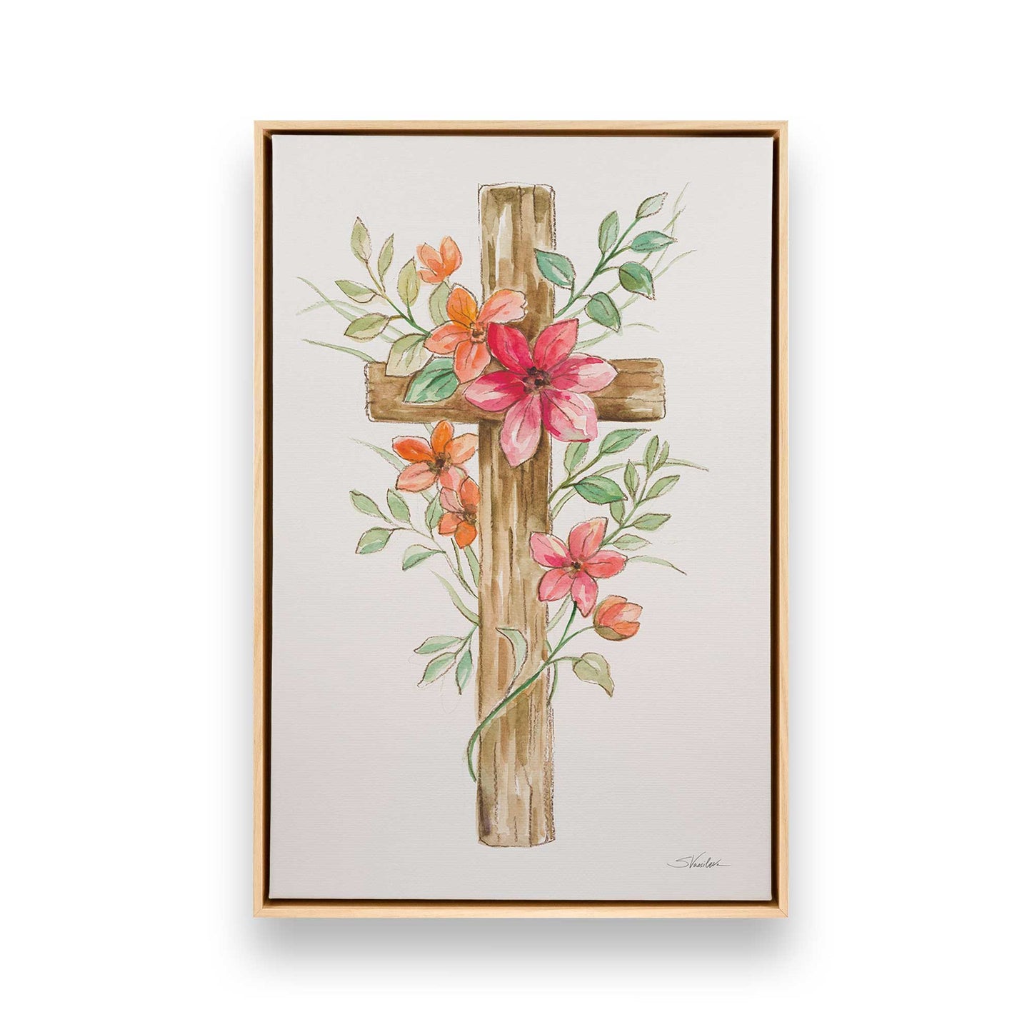 [Color:American Maple], Picture of art in a American Maple frame