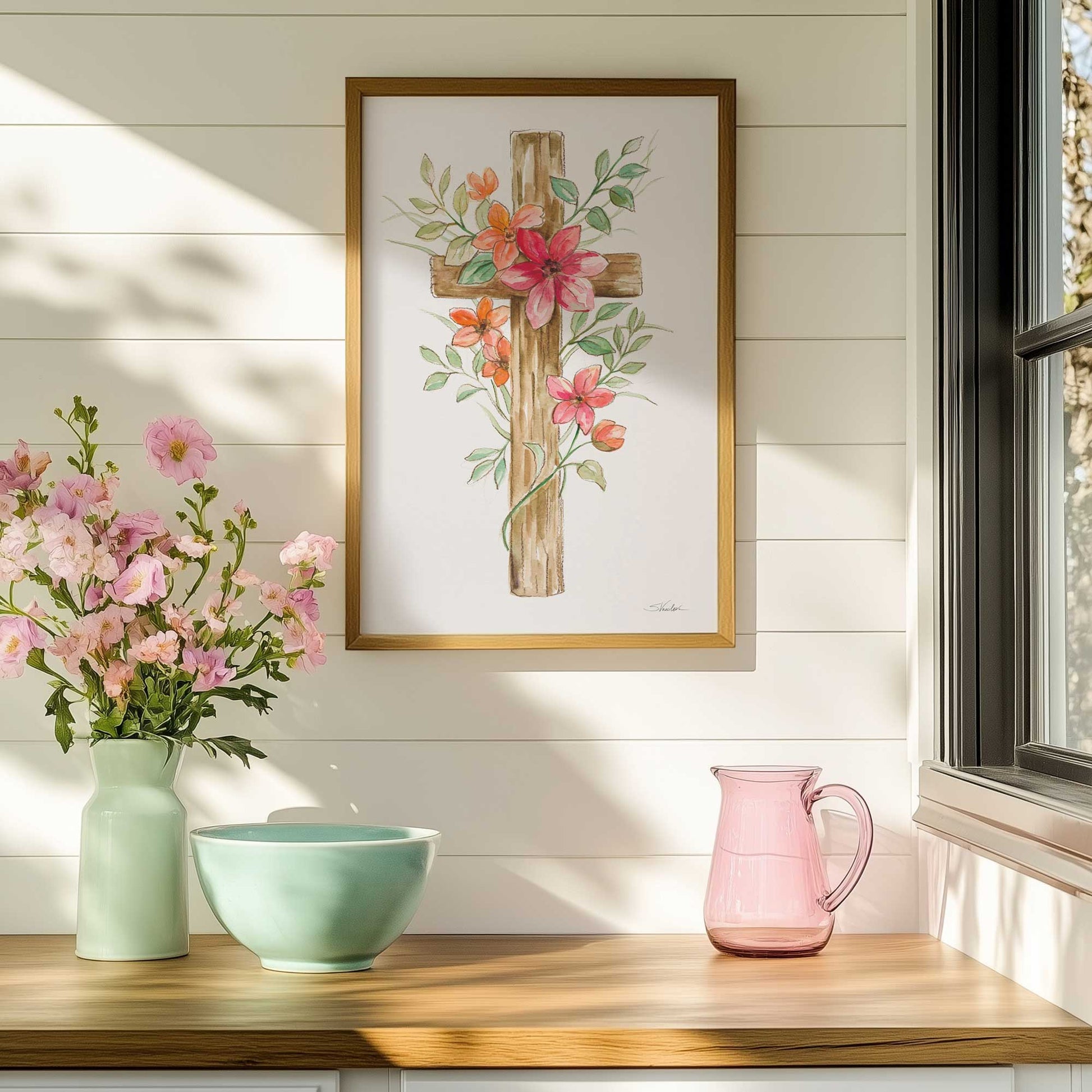 [SPECIAL],[LIFESTYLE], Picture of art hanging in a room