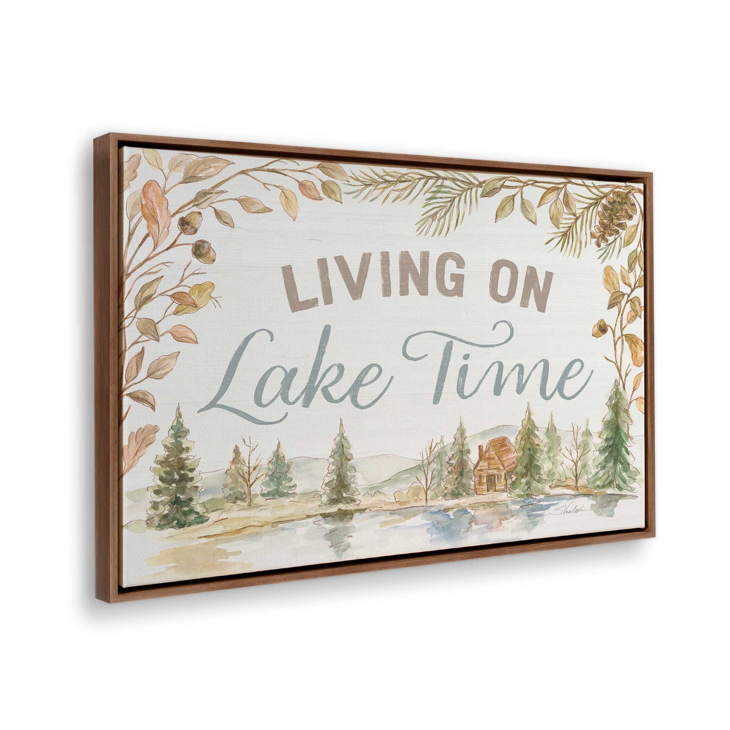 [Color:Walnut], Picture of the corner of the art