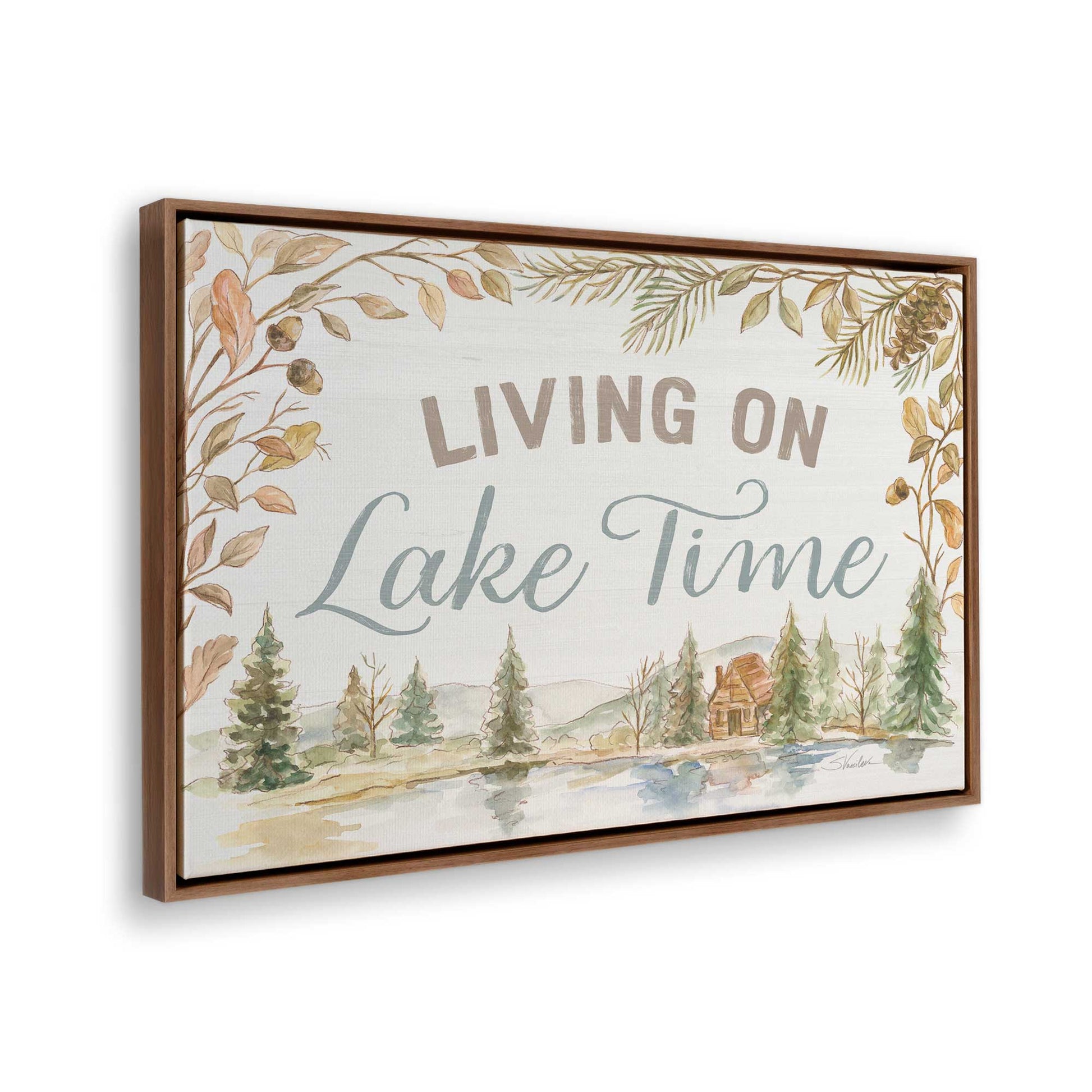 [Color:Walnut], Picture of the corner of the art