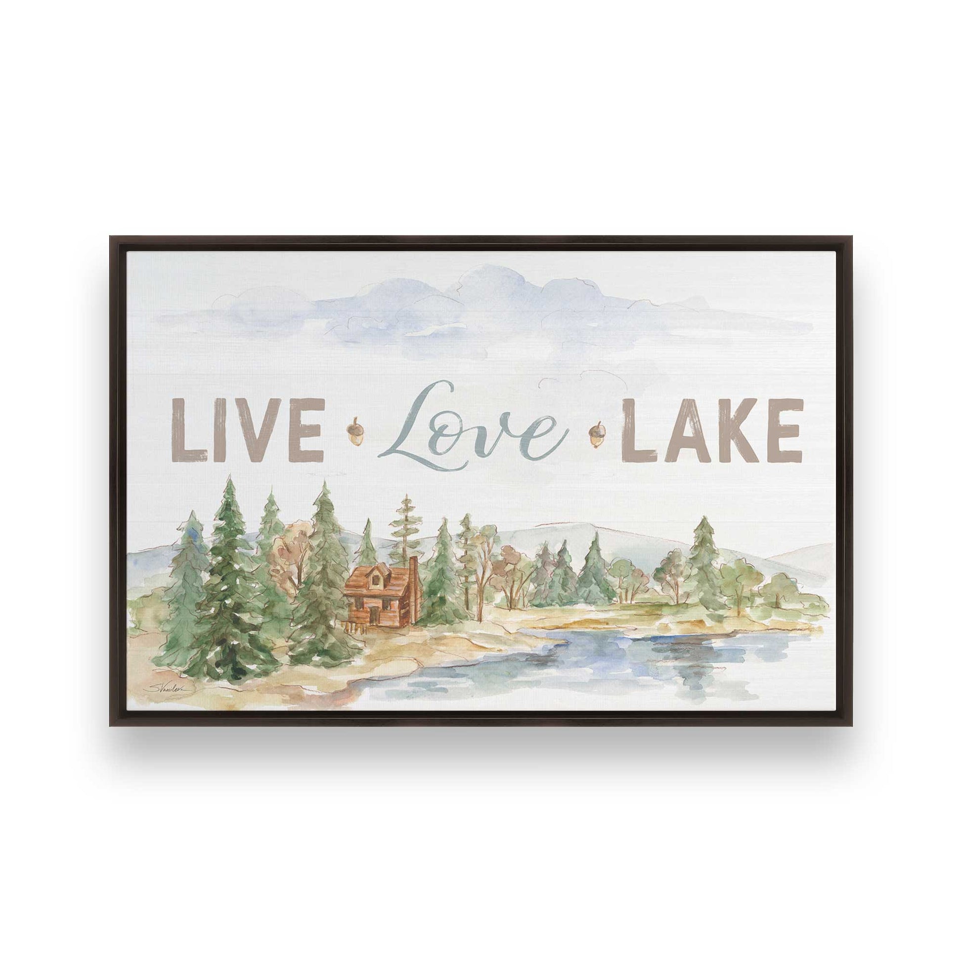 [Color:Espresso], Picture of art in a Espresso frame