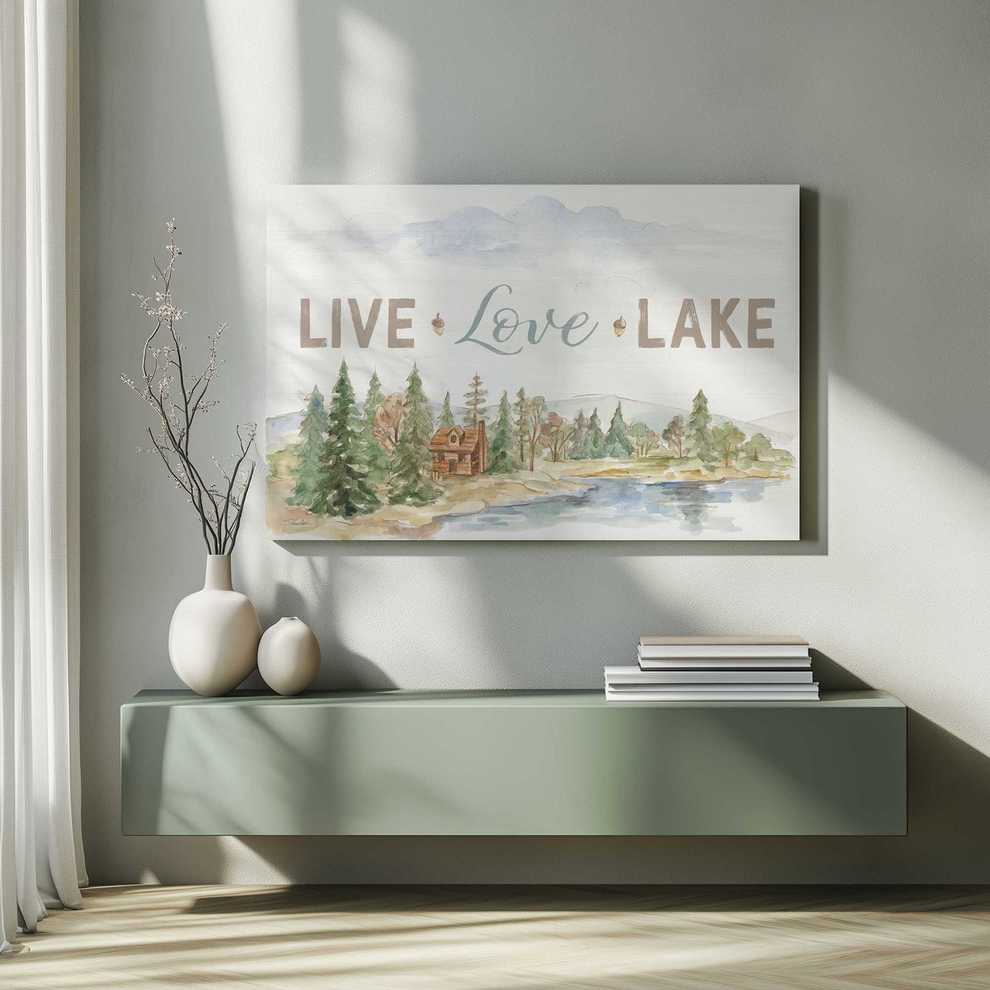 Picture of art in a room