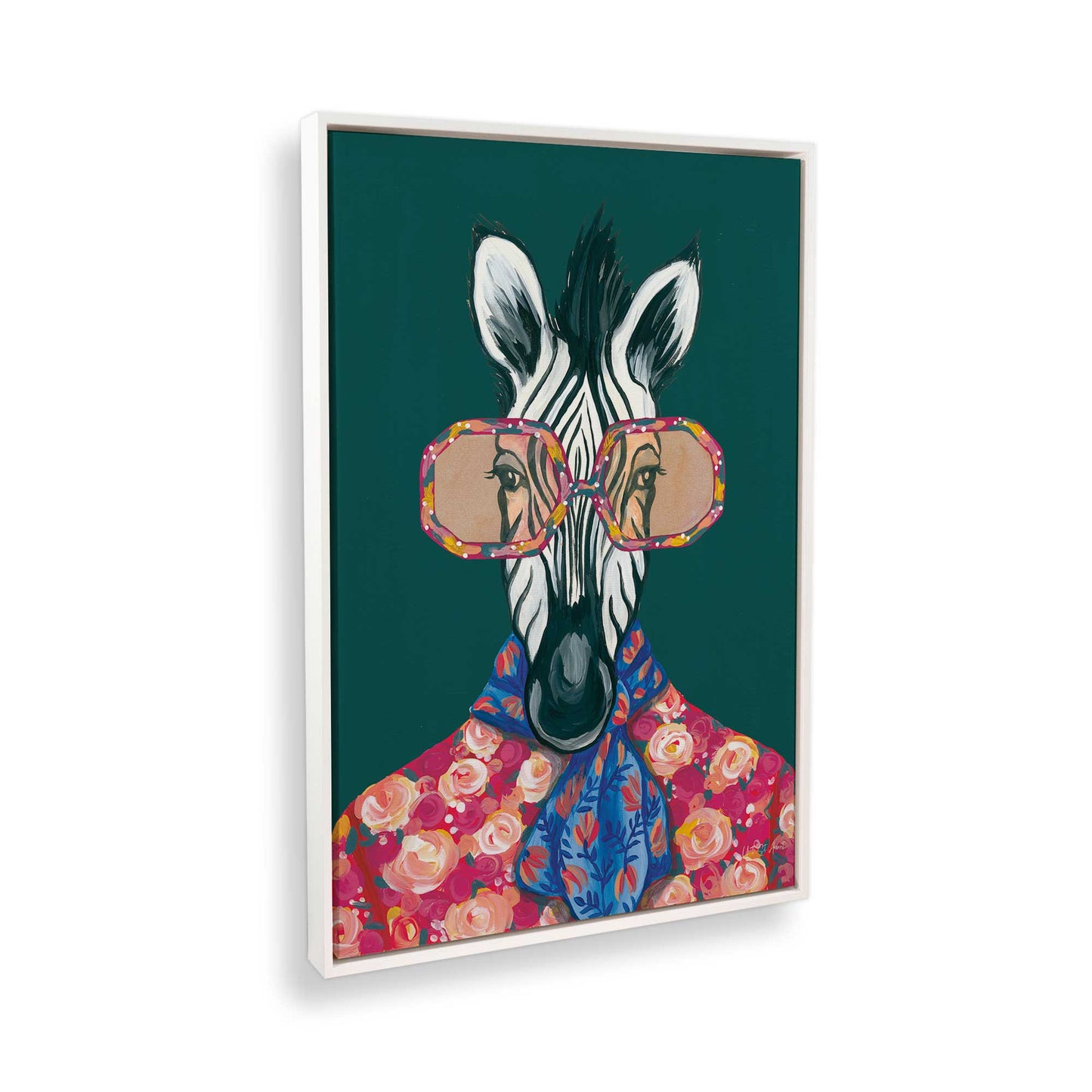 [Color:Opaque White], Picture of the corner of the art