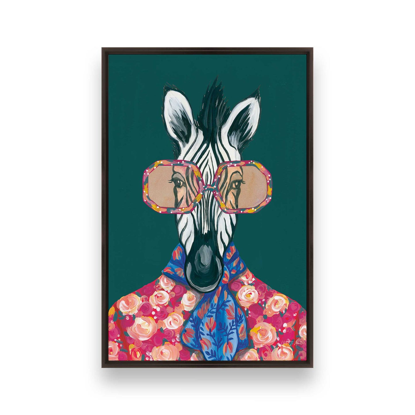 [Color:Espresso], Picture of art in a Espresso frame