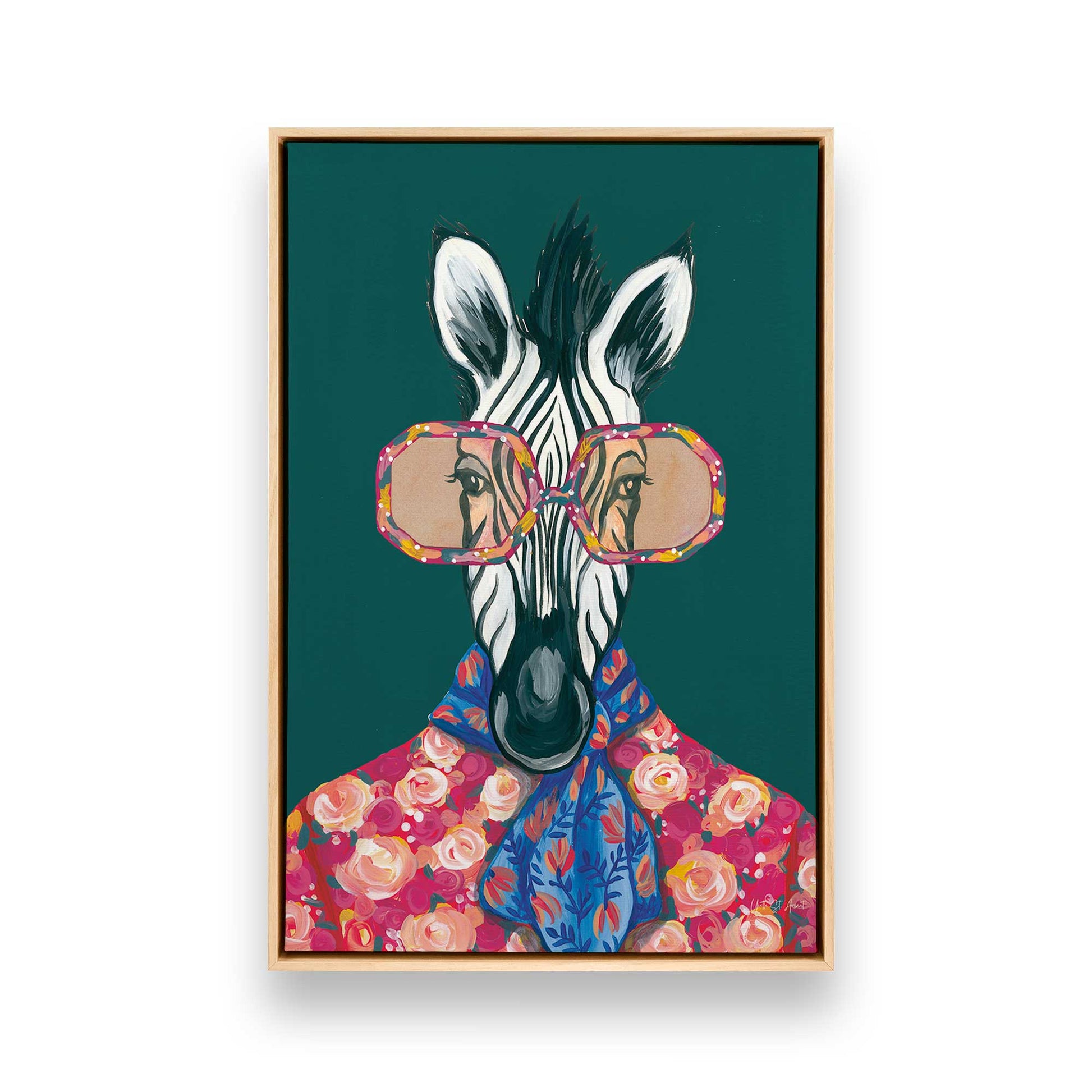 [Color:American Maple], Picture of art in a American Maple frame