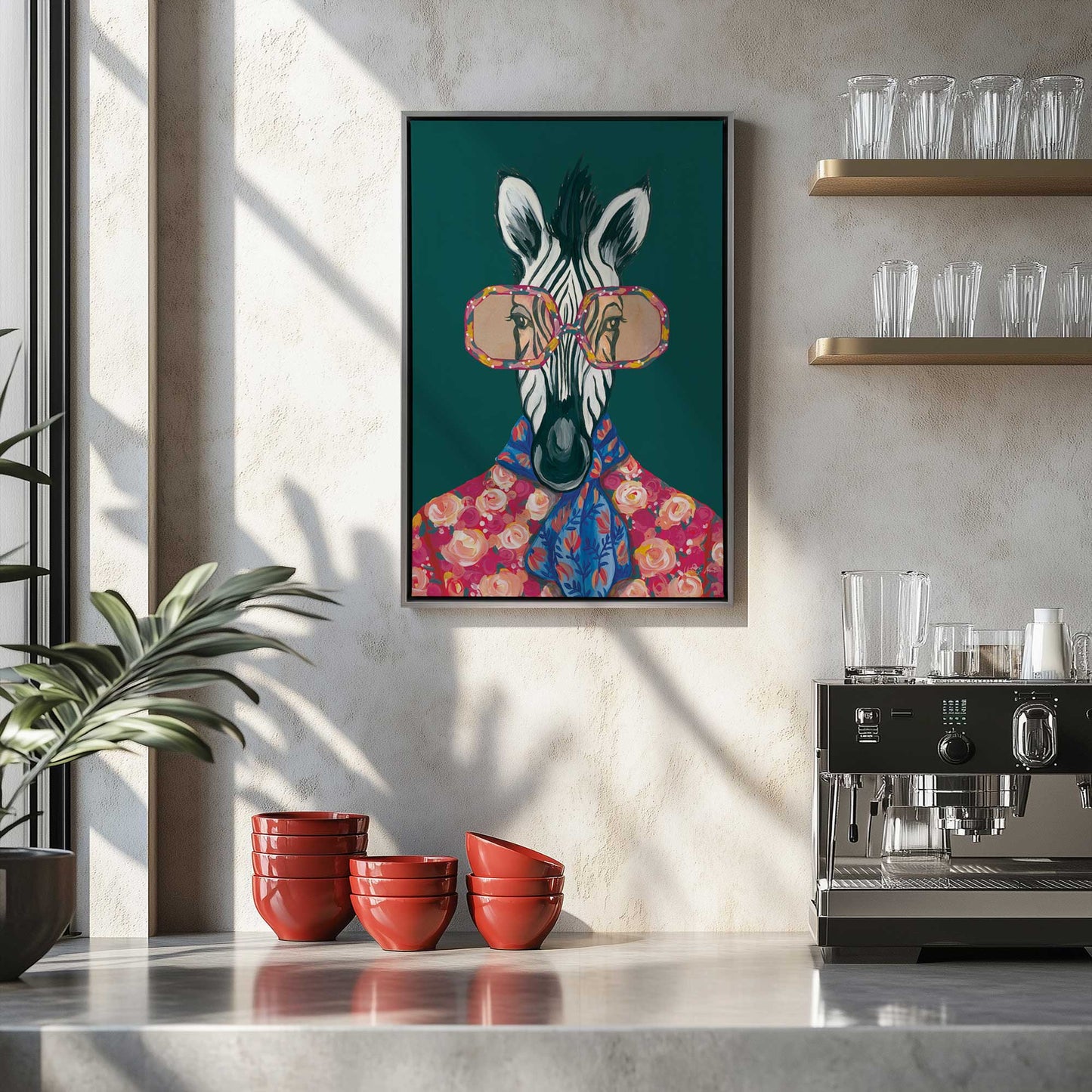 Picture of art in a room