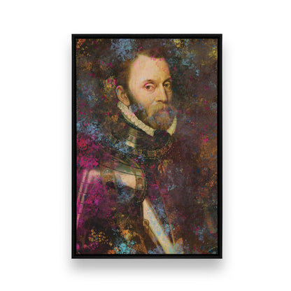 [Color:Satin Black], Picture of art in a Satin Black frame