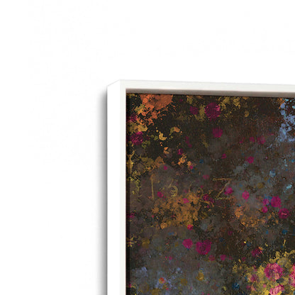 [Color:Opaque White], Picture of art in a White frame at an angle