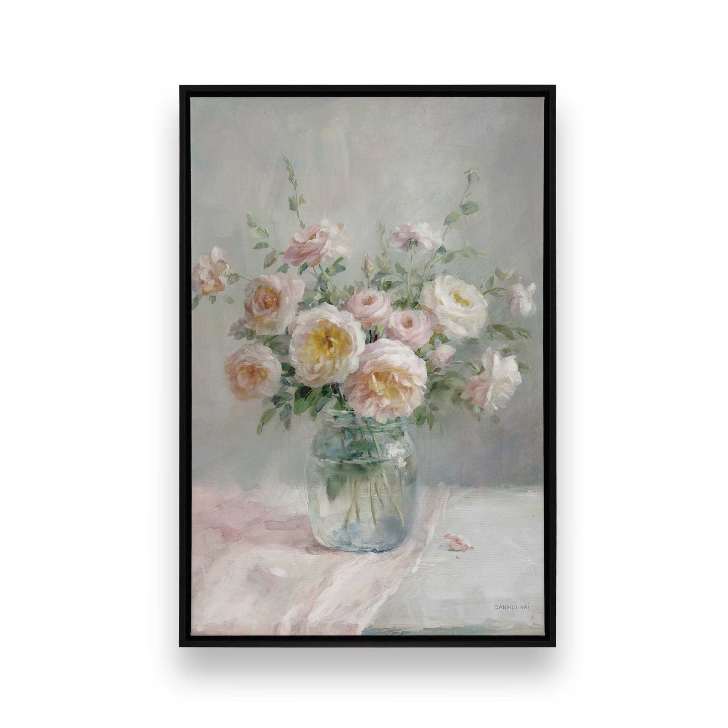 [Color:Satin Black], Picture of art in a Satin Black frame