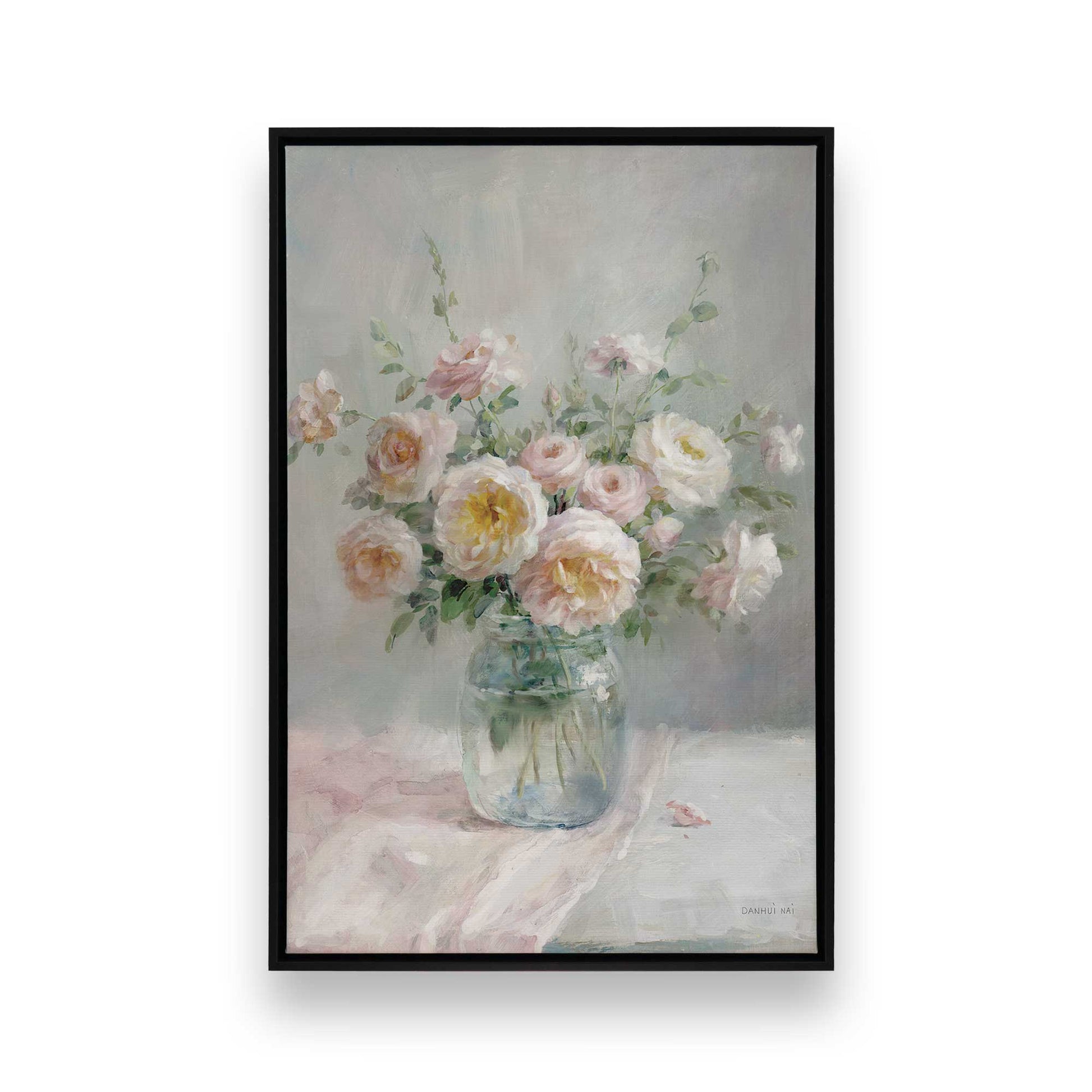 [Color:Satin Black], Picture of art in a Satin Black frame