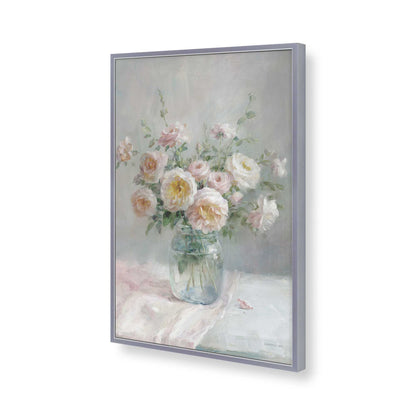[Color:Polished Chrome], Picture of art in a Polished Chrome frame of the corner