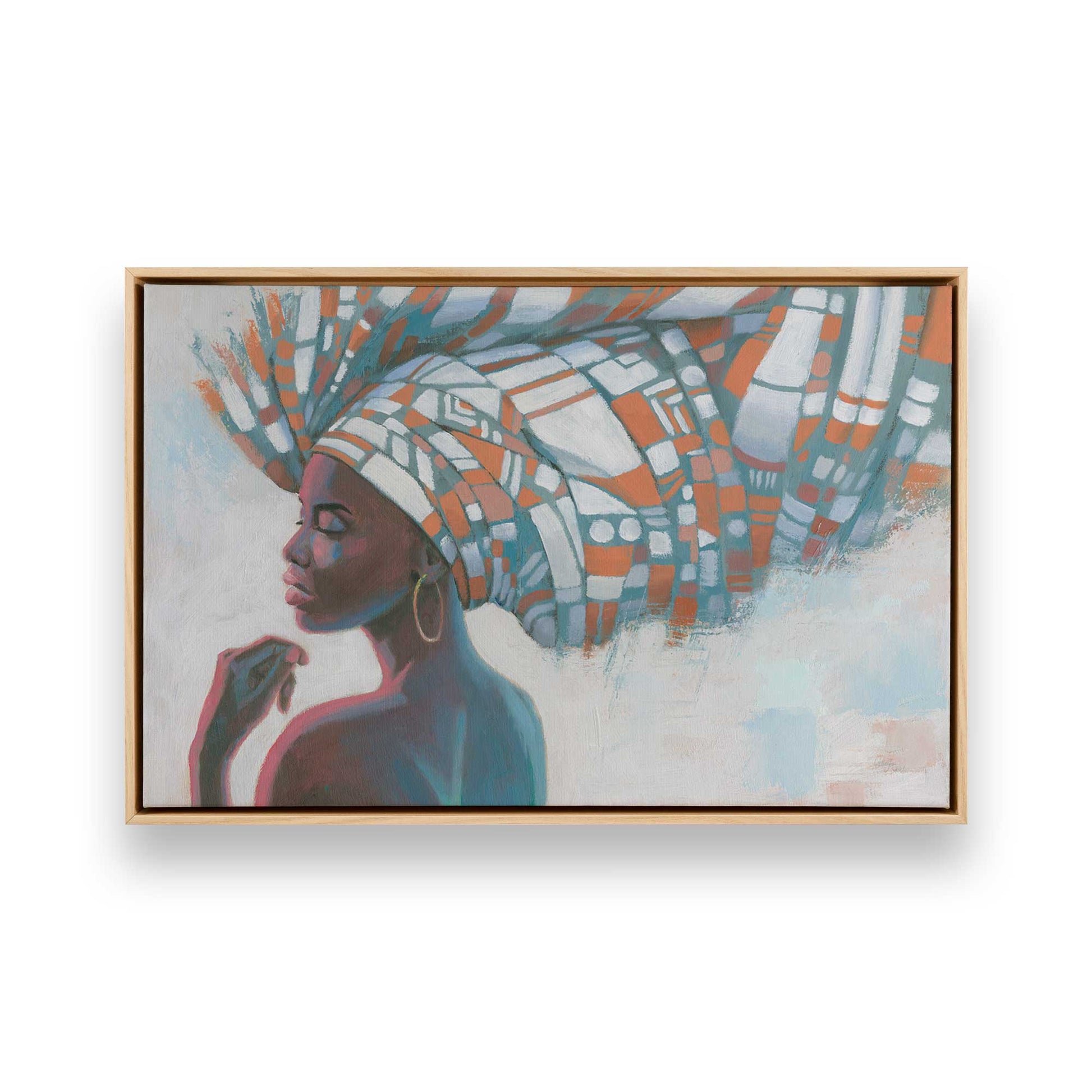 [Color:American Maple], Picture of art in a American Maple frame