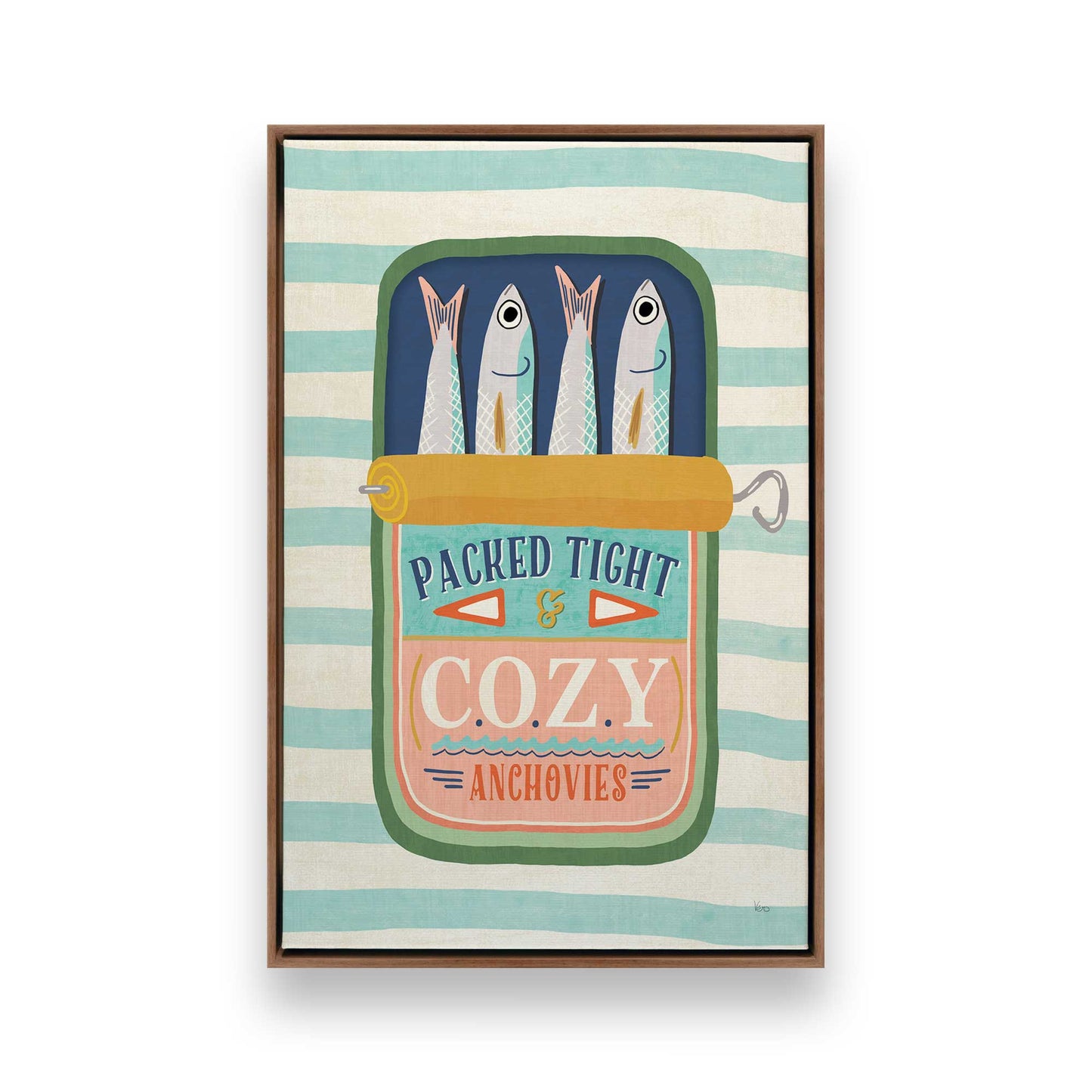 [Color:Walnut], Picture of art in a Walnut frame