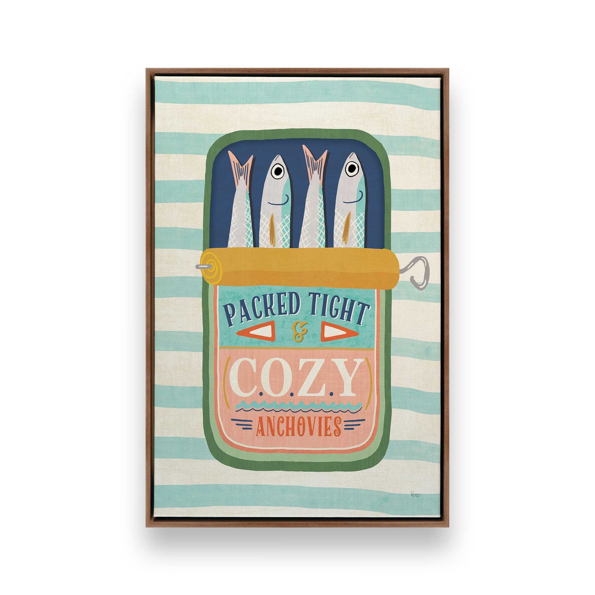 [Color:Walnut], Picture of art in a Walnut frame