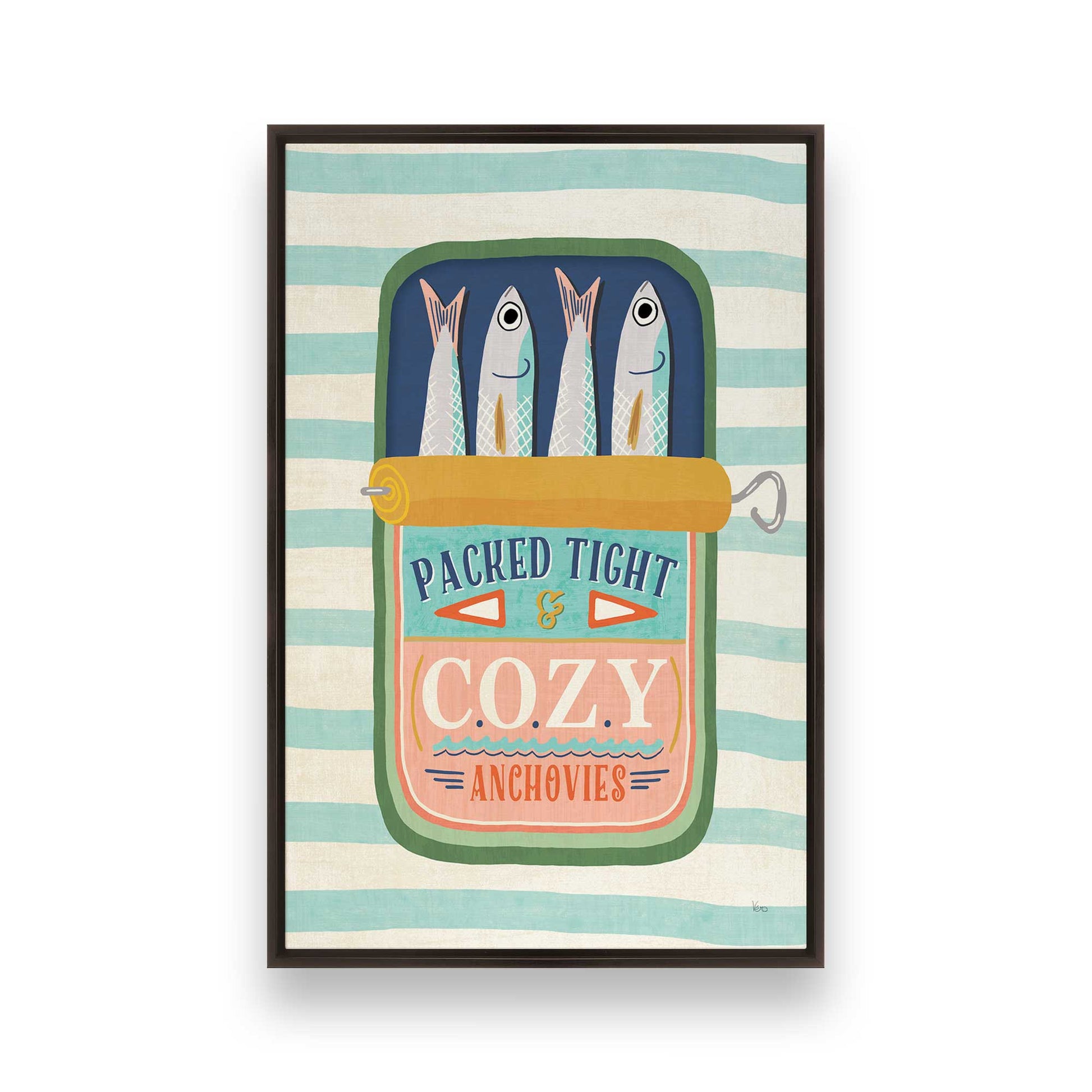 [Color:Espresso], Picture of art in a Espresso frame