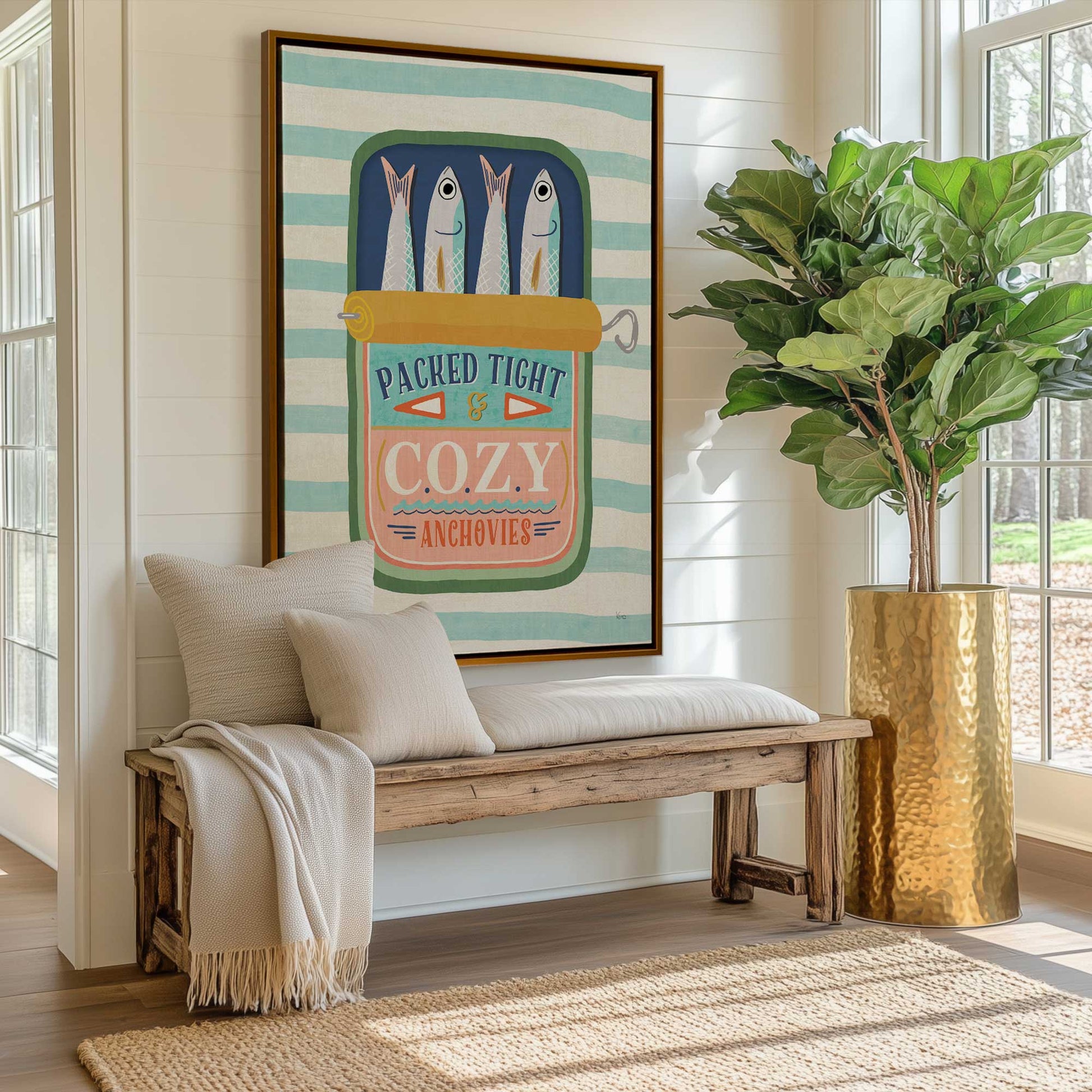 Picture of art in a room