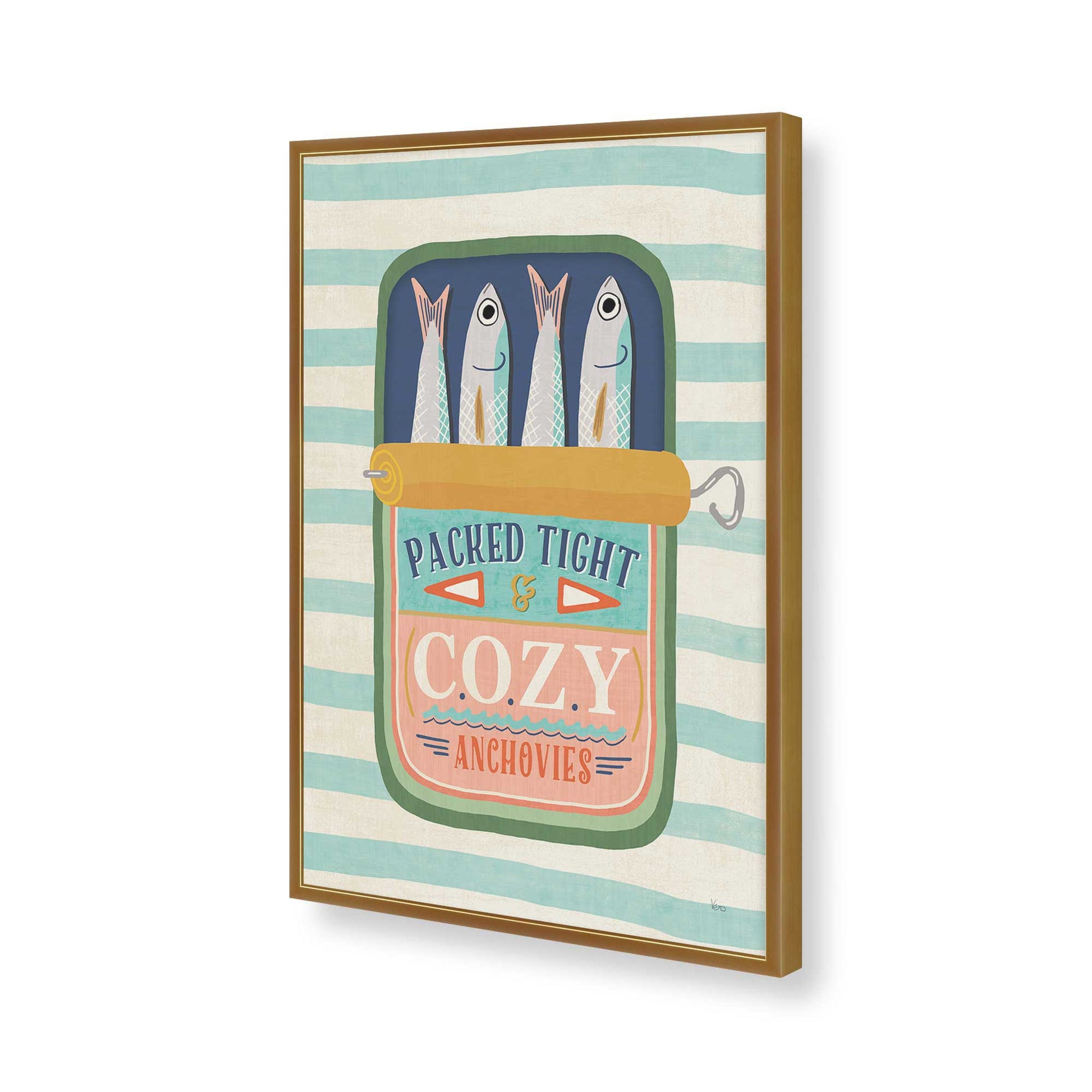 [Color:Polished Gold], Picture of art in a Polished Gold frame of the corner