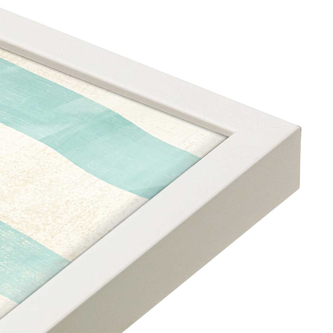 [Color:Opaque White], Picture of art in a Opaque White frame at an angle