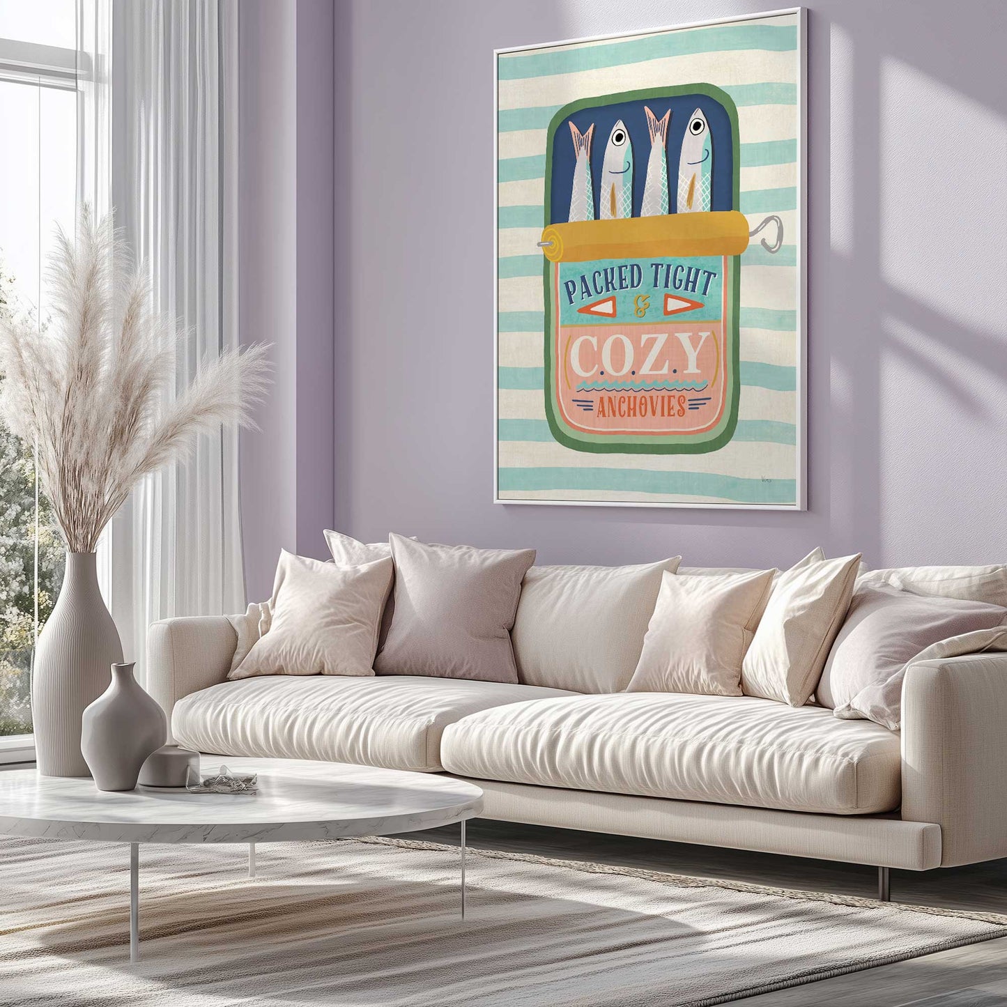 [SPECIAL],[LIFESTYLE], Picture of art hanging in a room