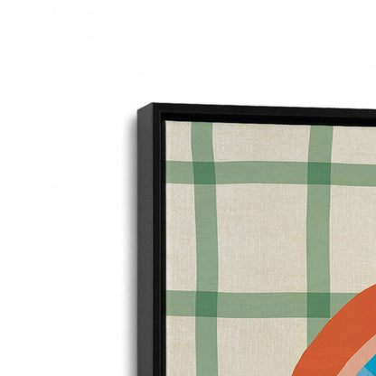 [Color:Satin Black], Picture of art in a Satin Black frame at an angle