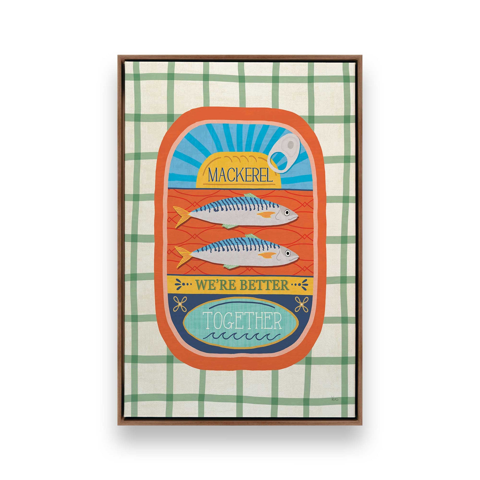 [Color:Walnut], Picture of art in a Walnut frame