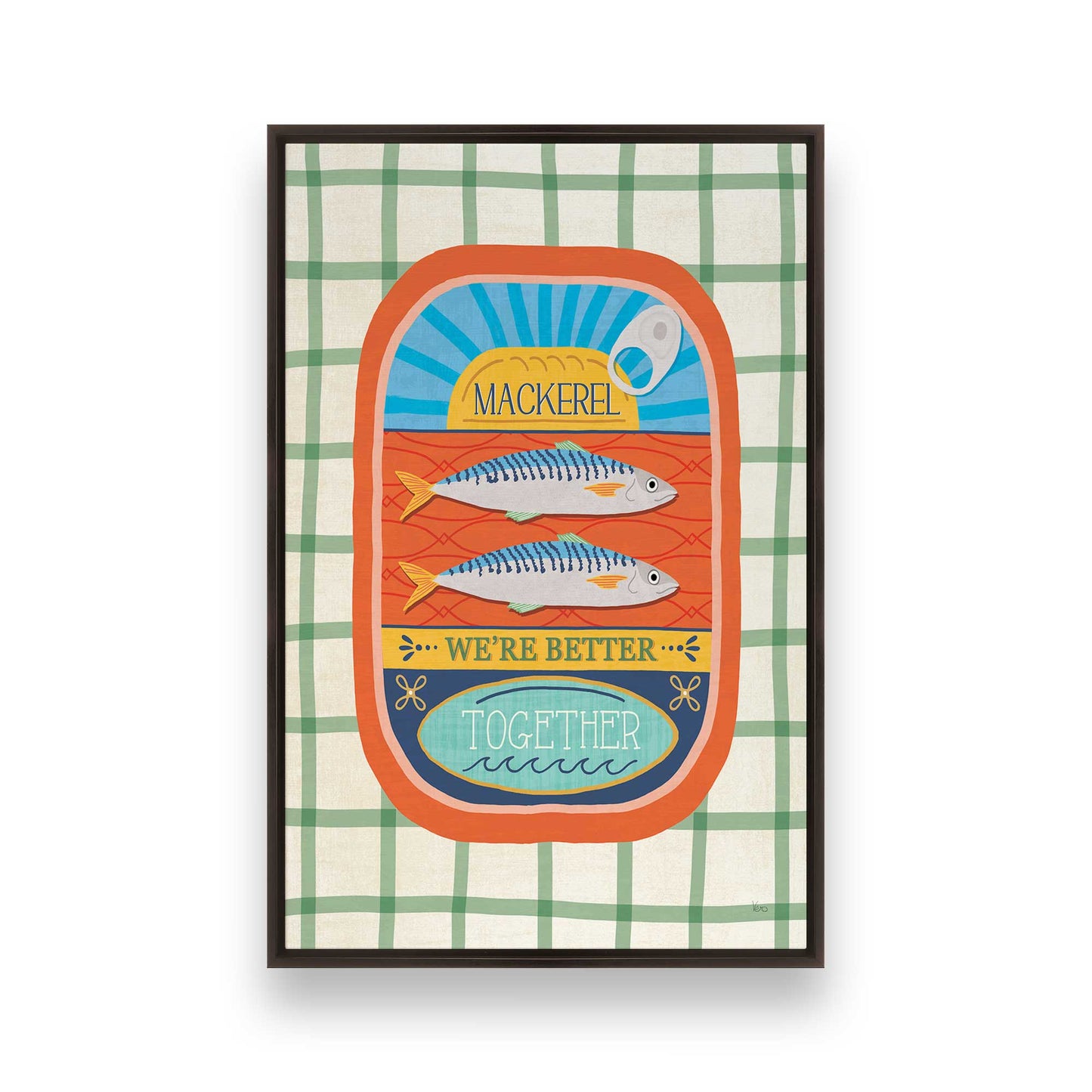 [Color:Espresso], Picture of art in a Espresso frame