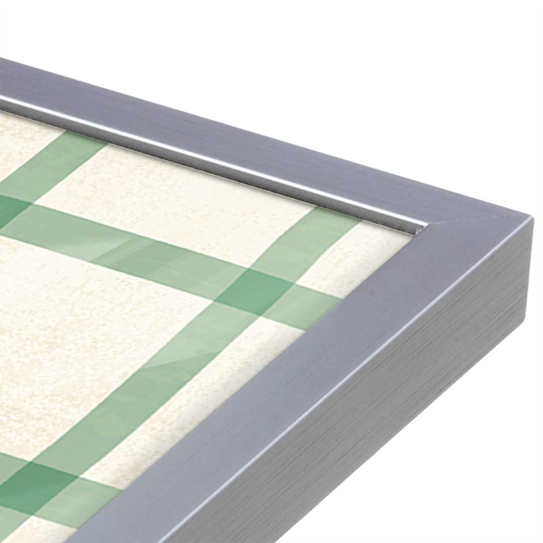 [Color:Polished Chrome], Picture of art in a Polished Chrome frame at an angle